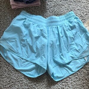 lululemon athletica Sky Blue Athletic Shorts Size 8